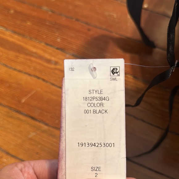 Glamour by NWT Couture Black Halter Dress Plunged Neck Slit Prom Size 2 Black - Picture 3 of 3